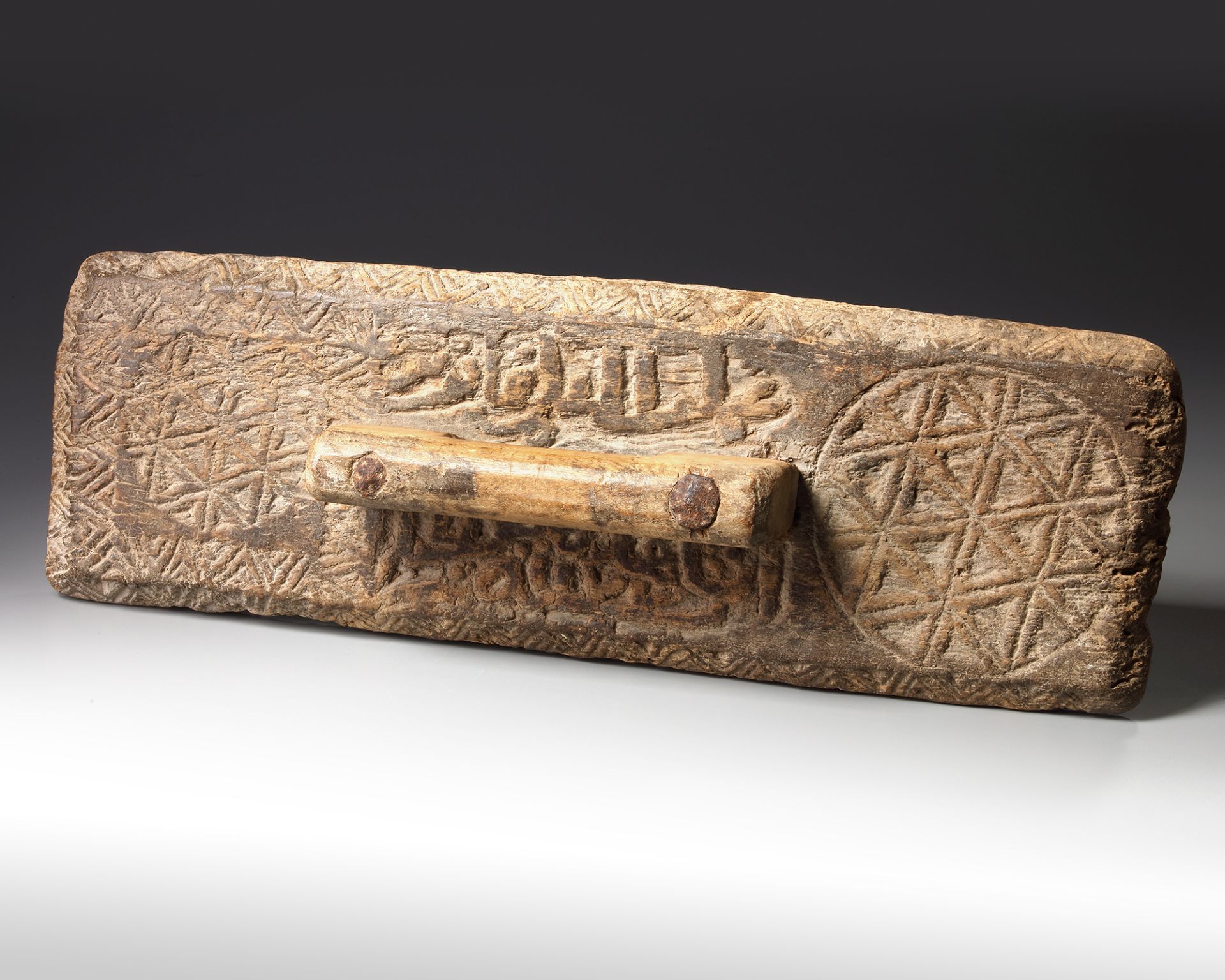 A LARGE OTTOMAN WOODEN STAMP - Image 3 of 3