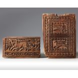 TWO FATMID CARVED PANELS