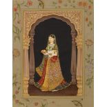 AN MUGHAL PORTRAIT OF A MUGHAL PRINCESS