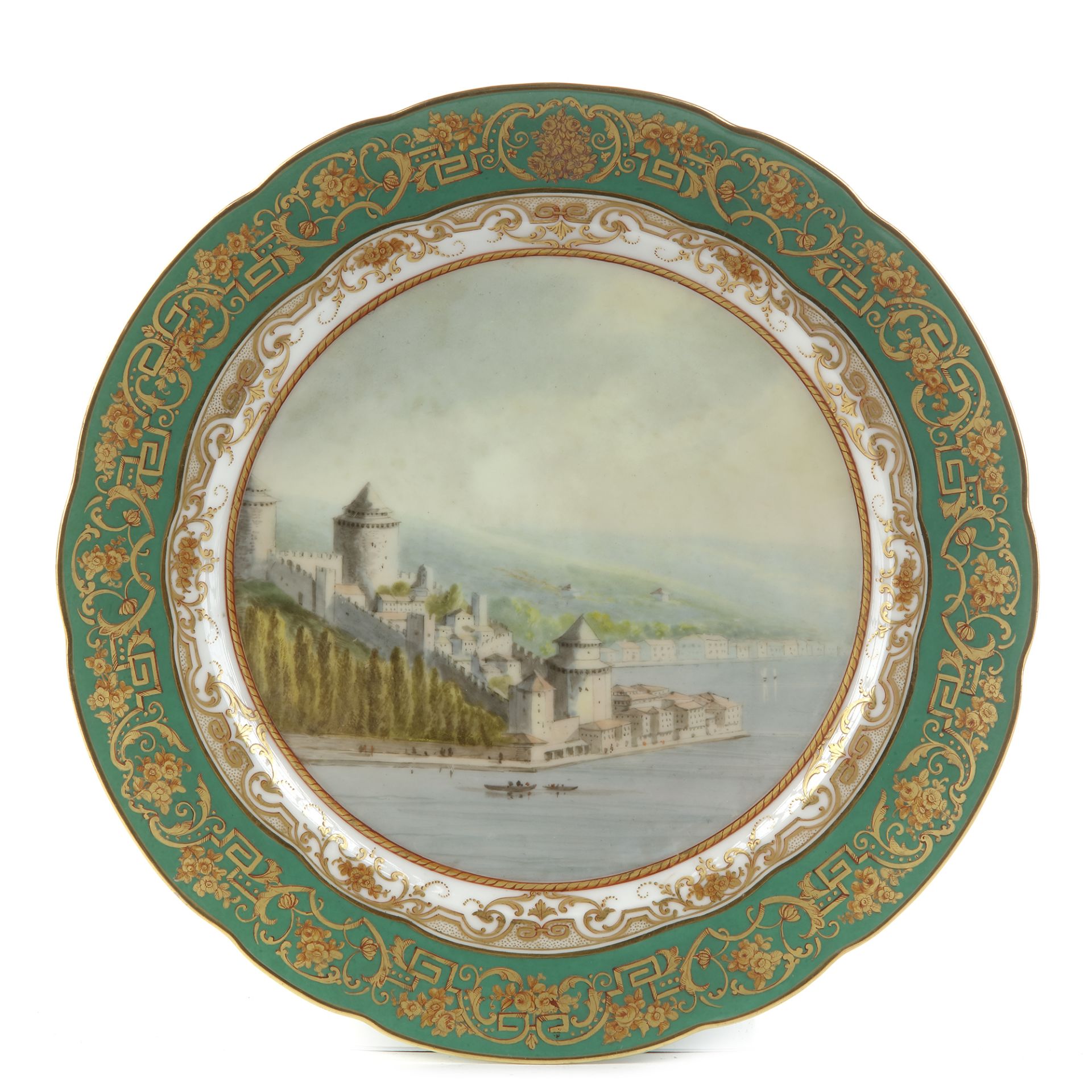 AN EXTRAORDINARY SET OF 40 PARIS PORCELAIN PLATES, PARIS, CIRCA 1850 - Bild 50 aus 81