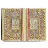 AN OTTOMAN QURAN BY OMAR AL-SHAWQI, STUDENT OF ISMAEL SHAWQI, TURKEY, DATED 1225 AH/1810 AD