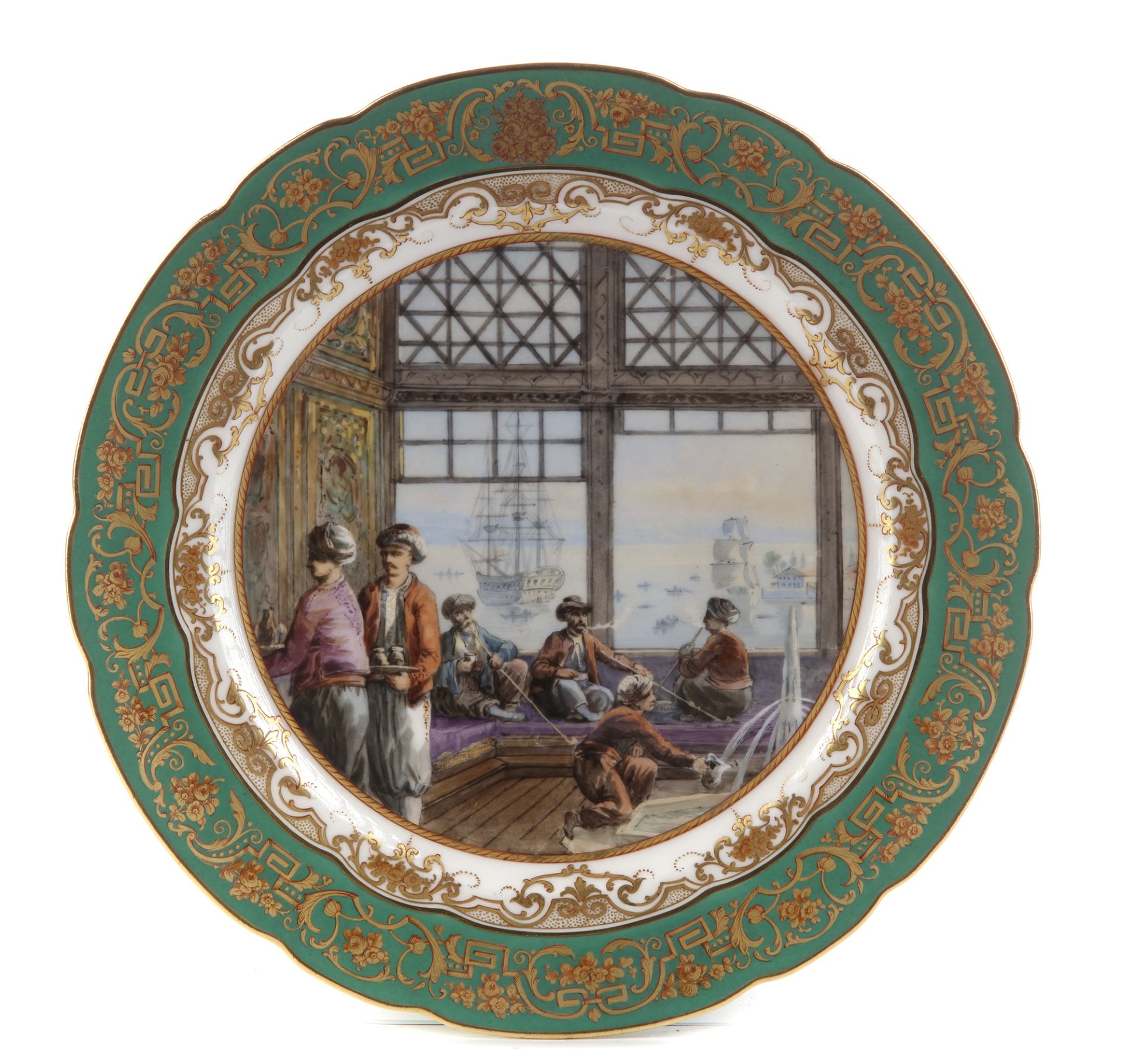 AN EXTRAORDINARY SET OF 40 PARIS PORCELAIN PLATES, PARIS, CIRCA 1850 - Bild 13 aus 81