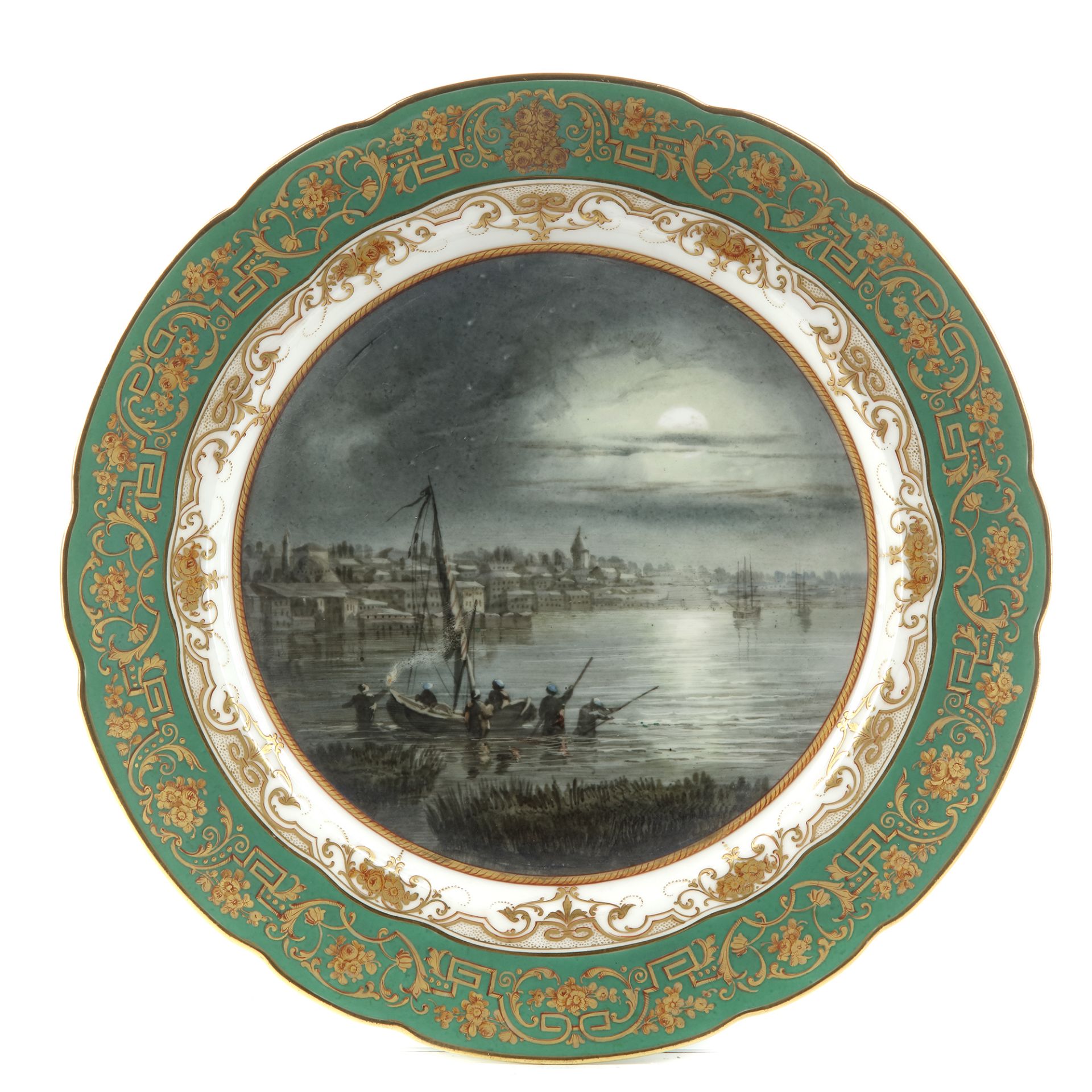 AN EXTRAORDINARY SET OF 40 PARIS PORCELAIN PLATES, PARIS, CIRCA 1850 - Bild 54 aus 81