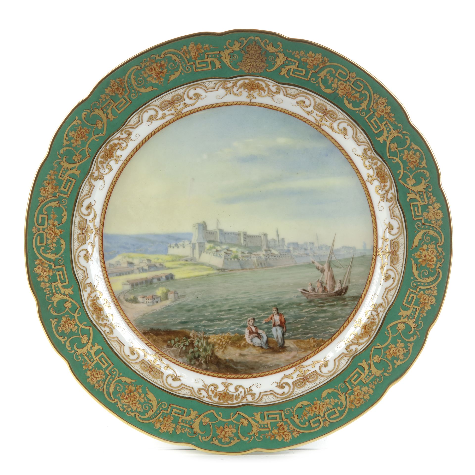 AN EXTRAORDINARY SET OF 40 PARIS PORCELAIN PLATES, PARIS, CIRCA 1850 - Bild 35 aus 81