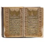 AN OTTOMAN QURAN COPIED BY YAQUT RAQM'KHAN MUHAMMAD AL-SHAMI, TURKEY, DATED 1163 AH/1750 AD