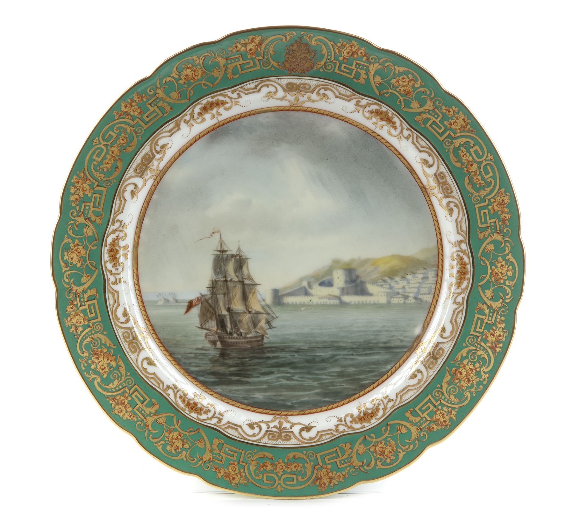 AN EXTRAORDINARY SET OF 40 PARIS PORCELAIN PLATES, PARIS, CIRCA 1850 - Bild 31 aus 81