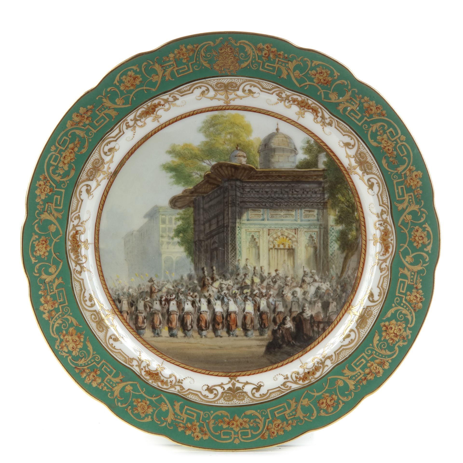 AN EXTRAORDINARY SET OF 40 PARIS PORCELAIN PLATES, PARIS, CIRCA 1850 - Bild 81 aus 81