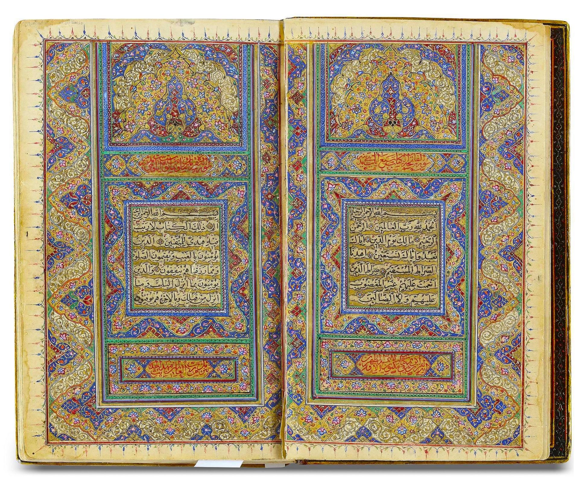 A QURAN COPIED BY MUHAMMAD MUNADI MUHAMMAD TAQI, DATED 1123 AH/1711 AD, LATE SAFAVID DYNASTY