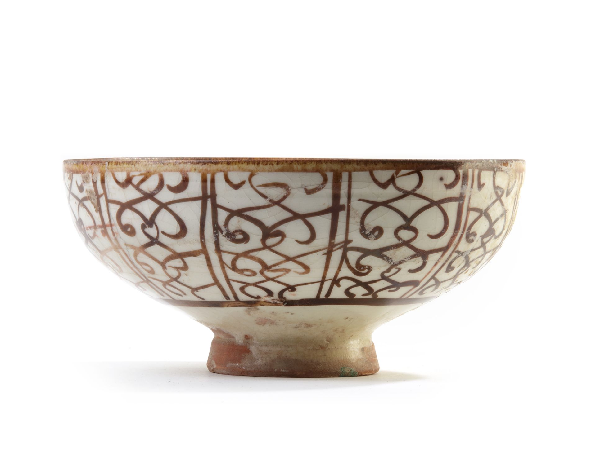 A KASHAN LUSTRE POTTERY BOWL, PERSIA, 12TH-13TH CENTURY - Bild 4 aus 6