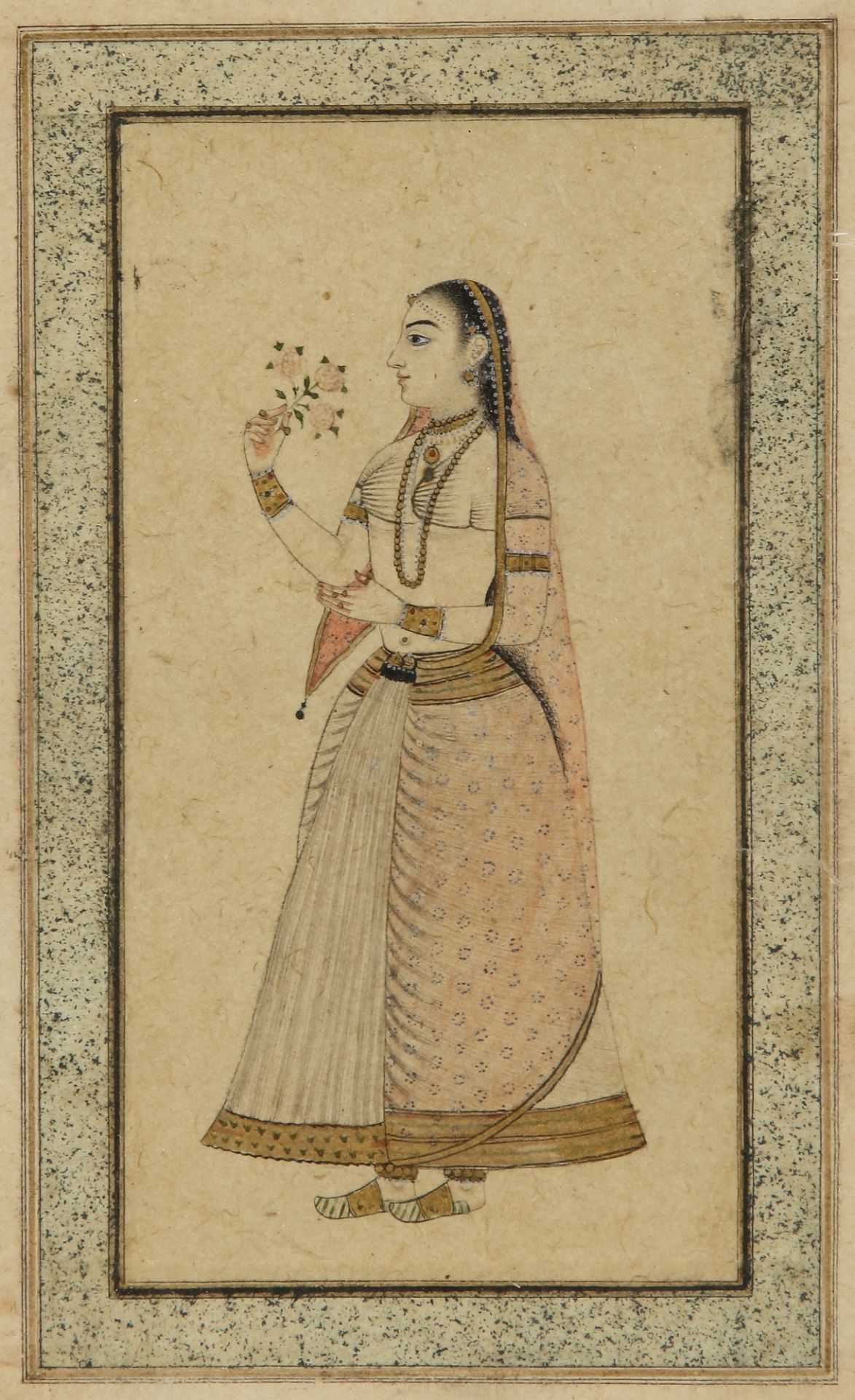 A PORTRAIT OF A MUGHAL LADY, INDIA, 19TH CENTURY