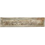 A LARGE ROLL DEPICTING A PANORAMA VIEW OF MECCA, DATED 1417 AH/1996 AD