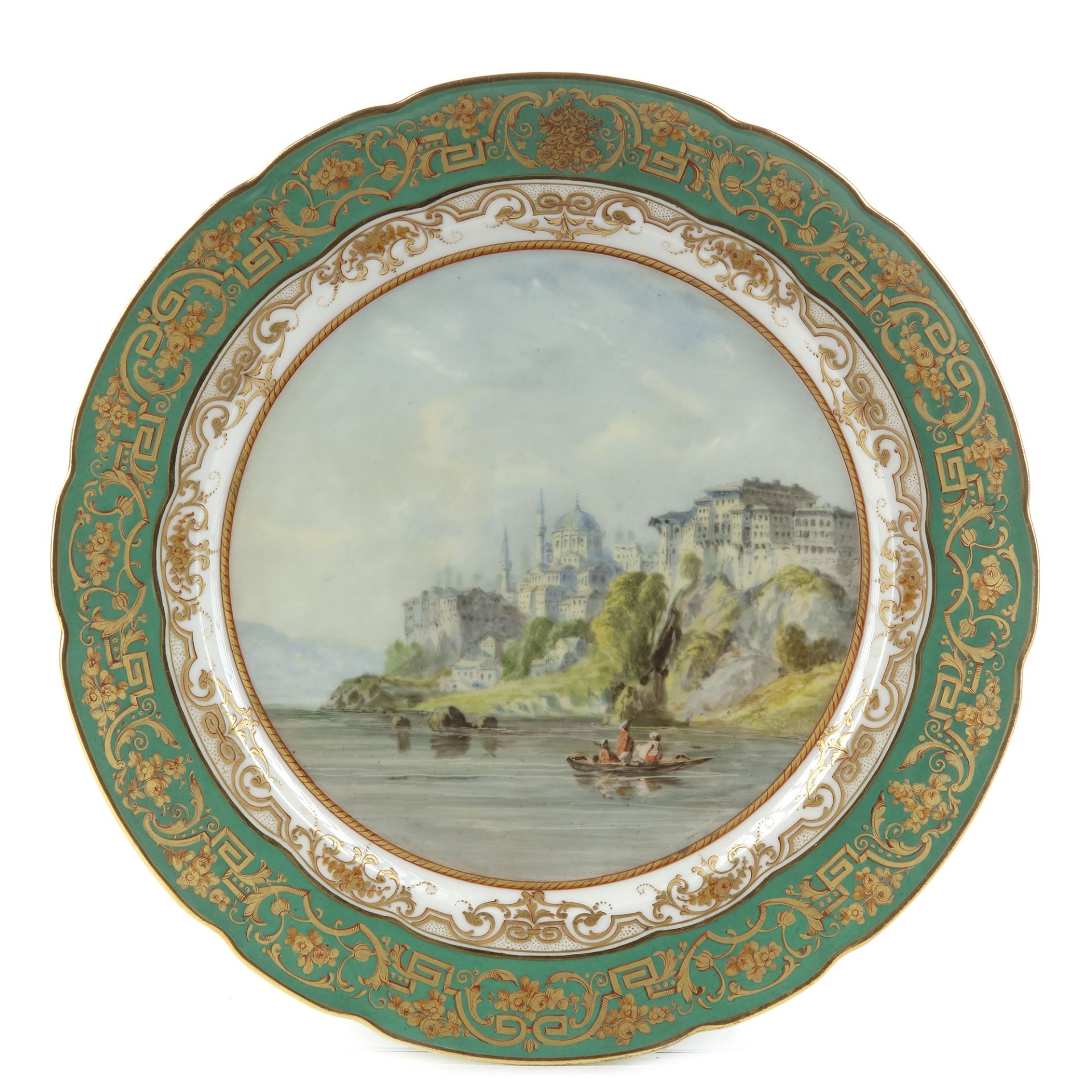 AN EXTRAORDINARY SET OF 40 PARIS PORCELAIN PLATES, PARIS, CIRCA 1850 - Bild 76 aus 81