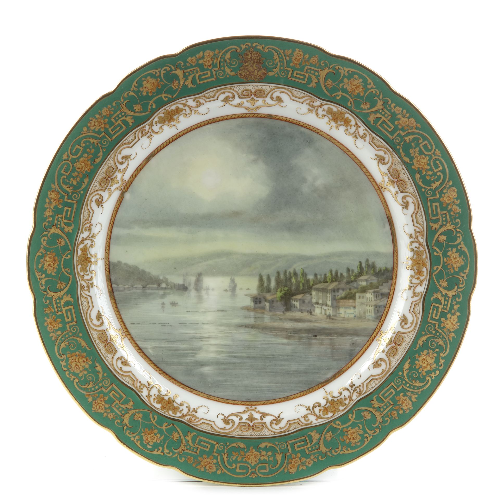 AN EXTRAORDINARY SET OF 40 PARIS PORCELAIN PLATES, PARIS, CIRCA 1850 - Bild 62 aus 81