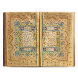 AN OTTOMAN QURAN SIGNED AL-HAJJ 'ABD AL-GHANI AL-WAHBI, DATED 1263 AH/1846-47 AD