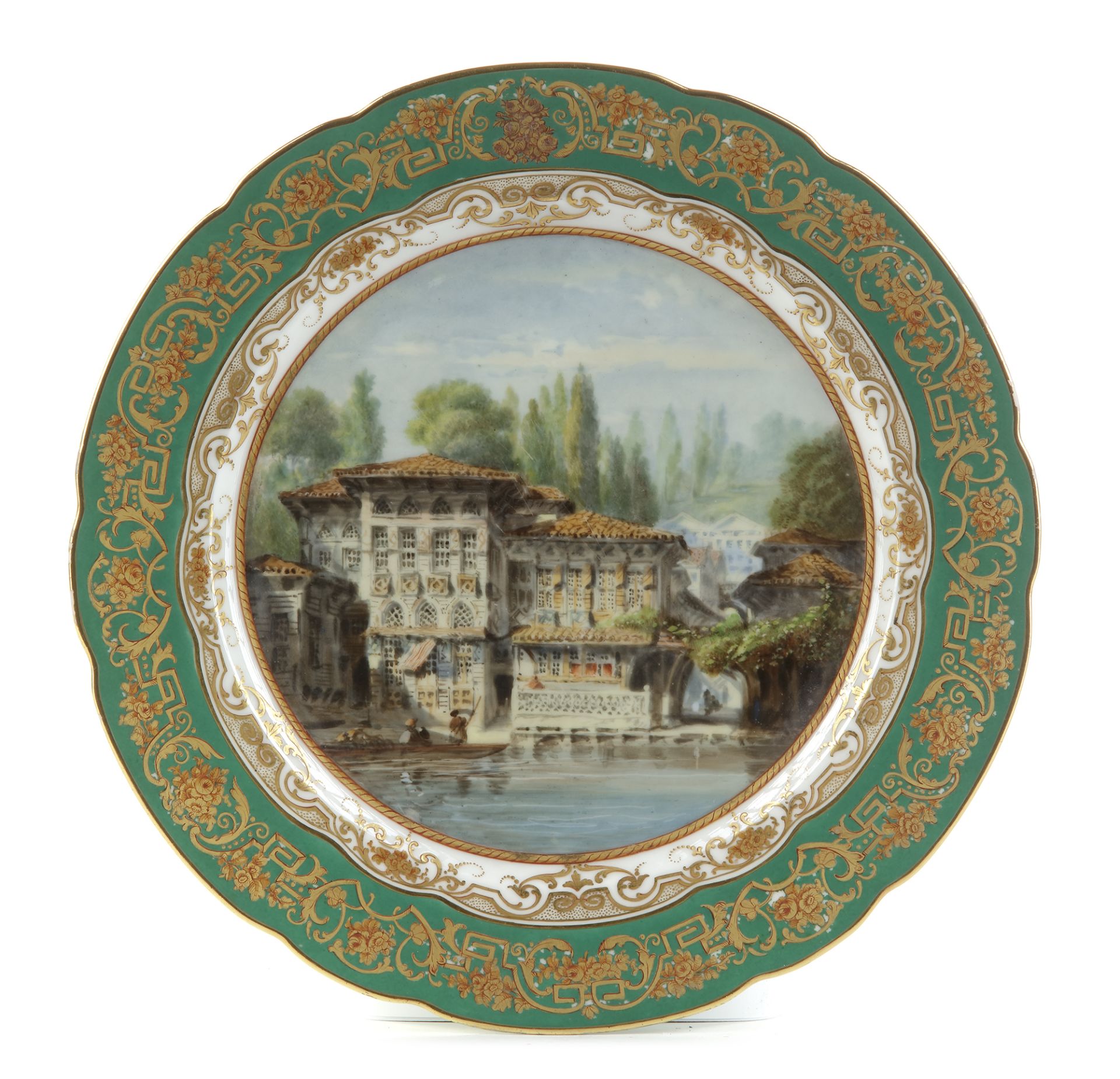 AN EXTRAORDINARY SET OF 40 PARIS PORCELAIN PLATES, PARIS, CIRCA 1850 - Bild 12 aus 81