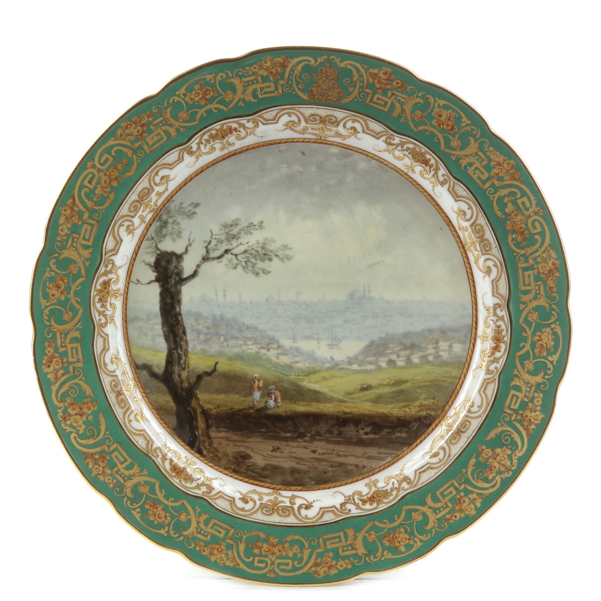 AN EXTRAORDINARY SET OF 40 PARIS PORCELAIN PLATES, PARIS, CIRCA 1850 - Bild 75 aus 81