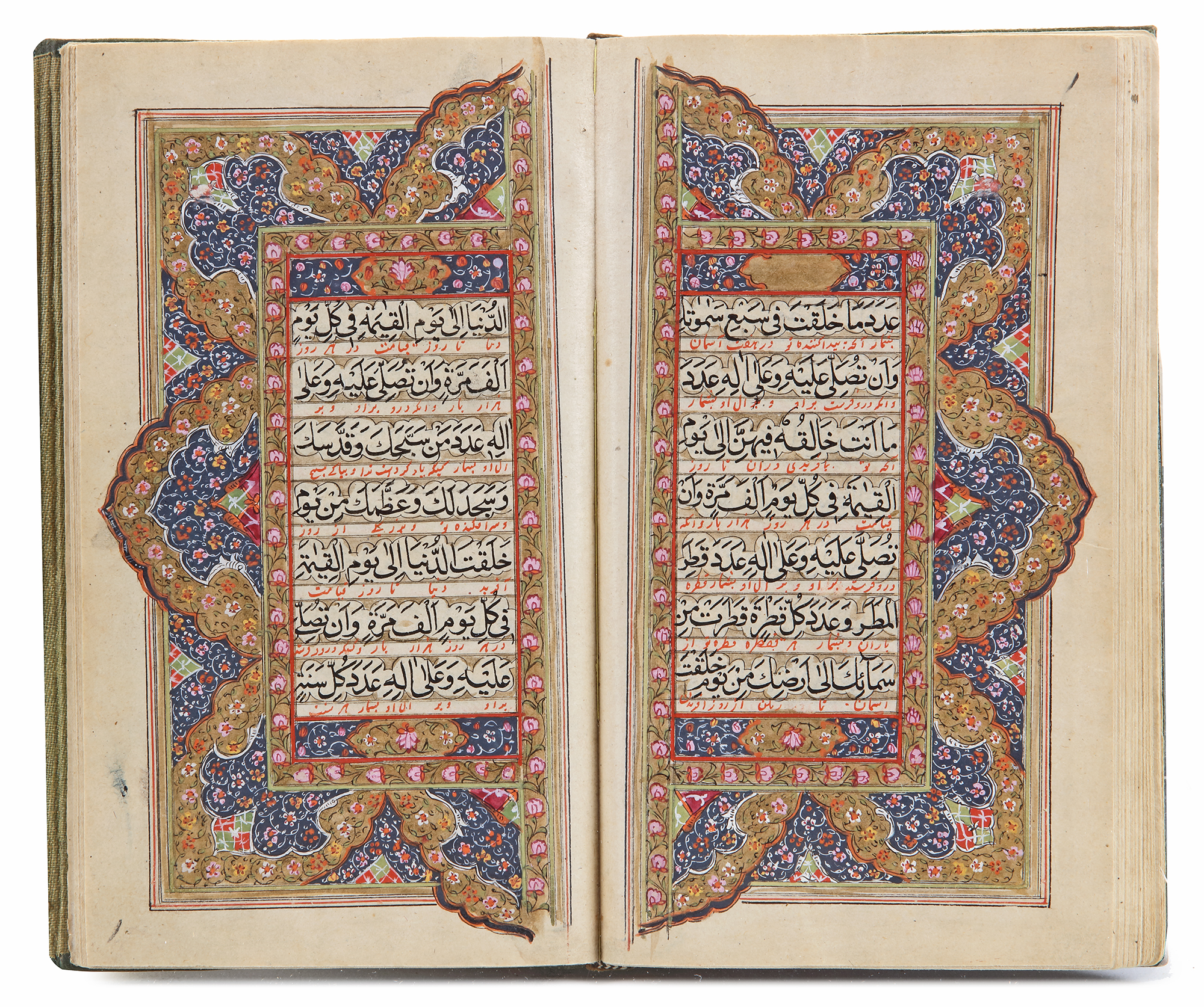 AN ILLUMINATED COLLECTION OF PRAYERS, INCLUDING DALA’IL AL-KHAYRAT, KASHMIR,19TH CENTURY - Image 4 of 8