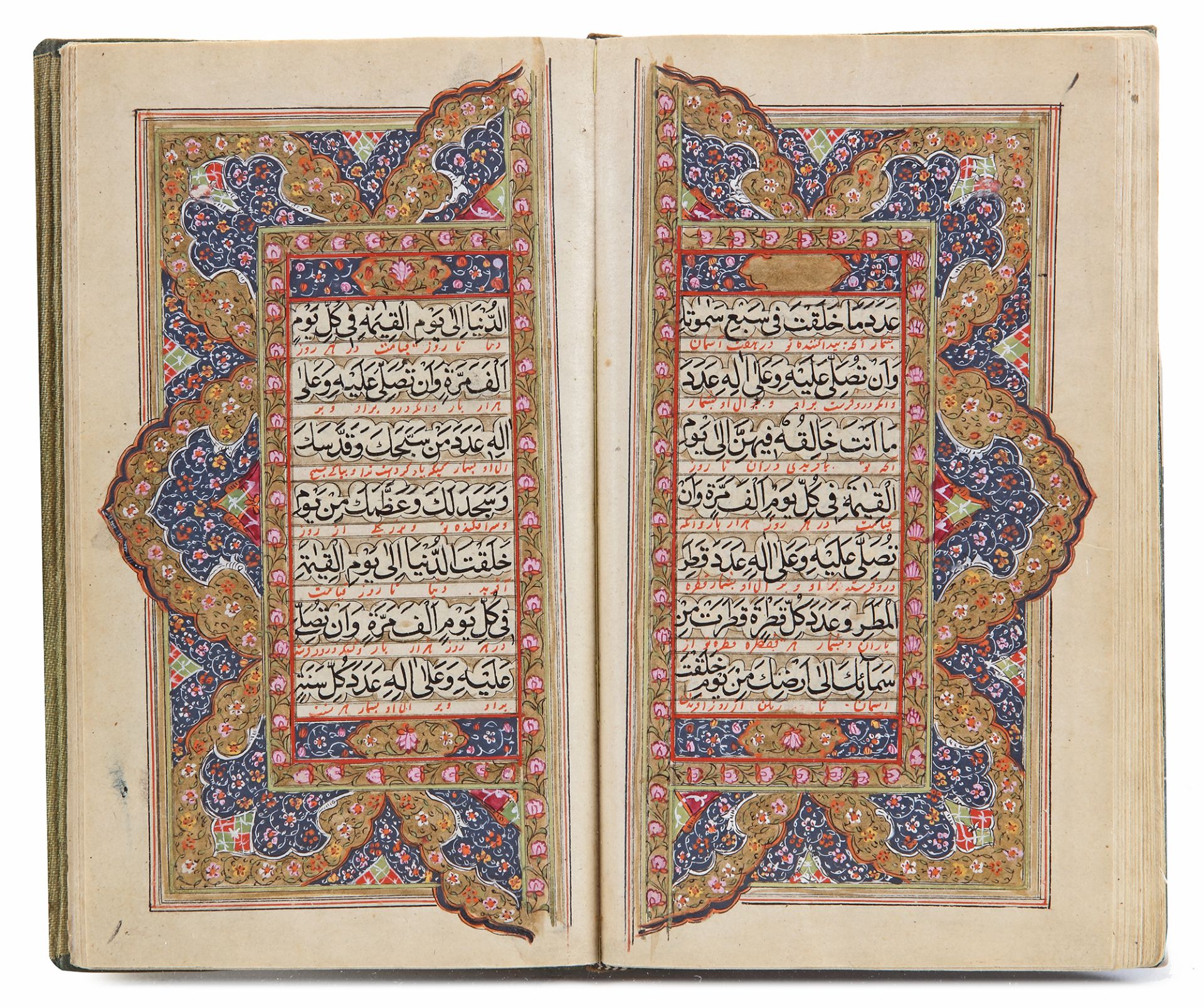 AN ILLUMINATED COLLECTION OF PRAYERS, INCLUDING DALA’IL AL-KHAYRAT, KASHMIR,19TH CENTURY - Bild 4 aus 8