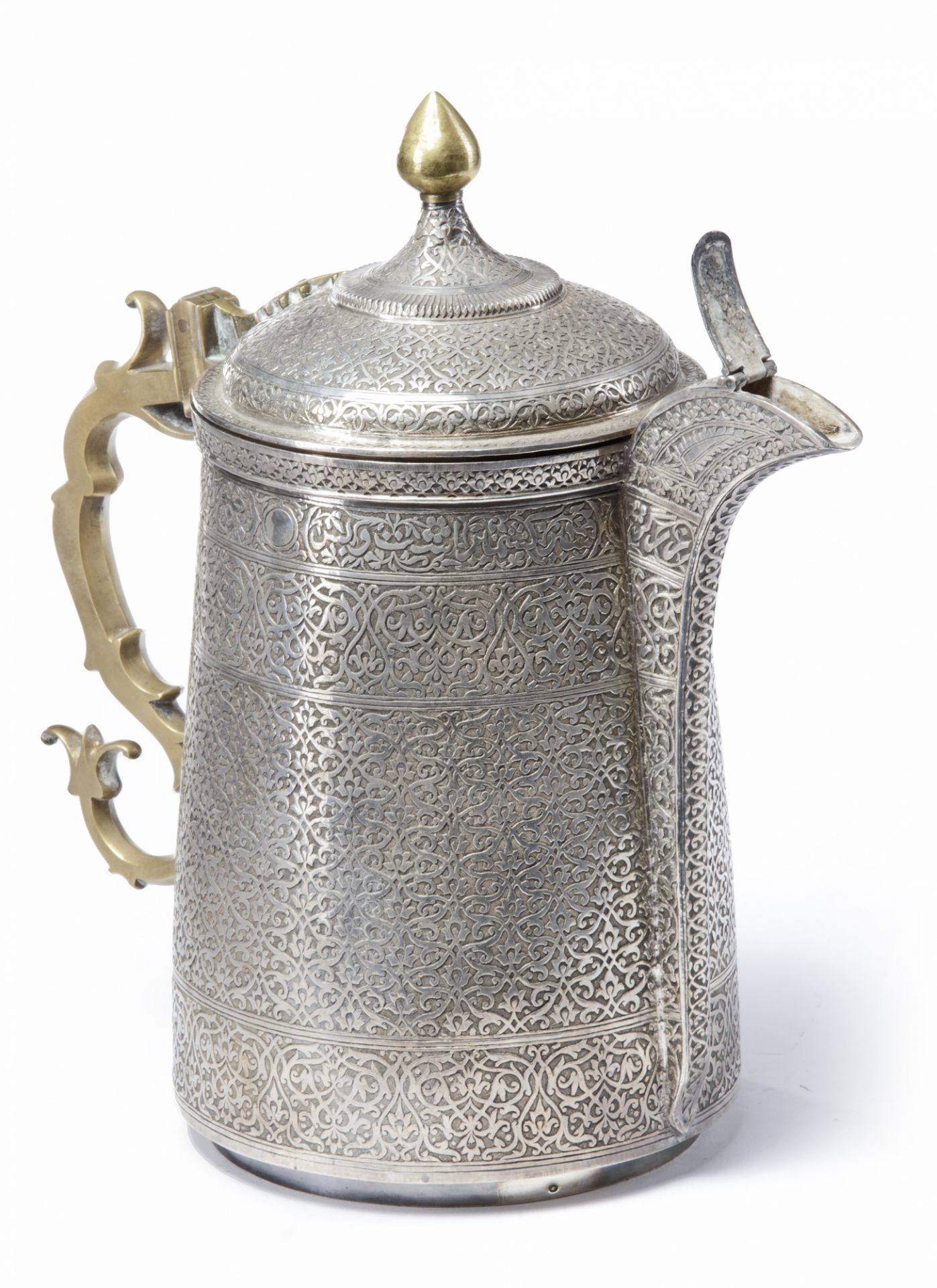 A LARGE SILVER JUG, KASHMIR, 19TH CENTURY - Bild 6 aus 6