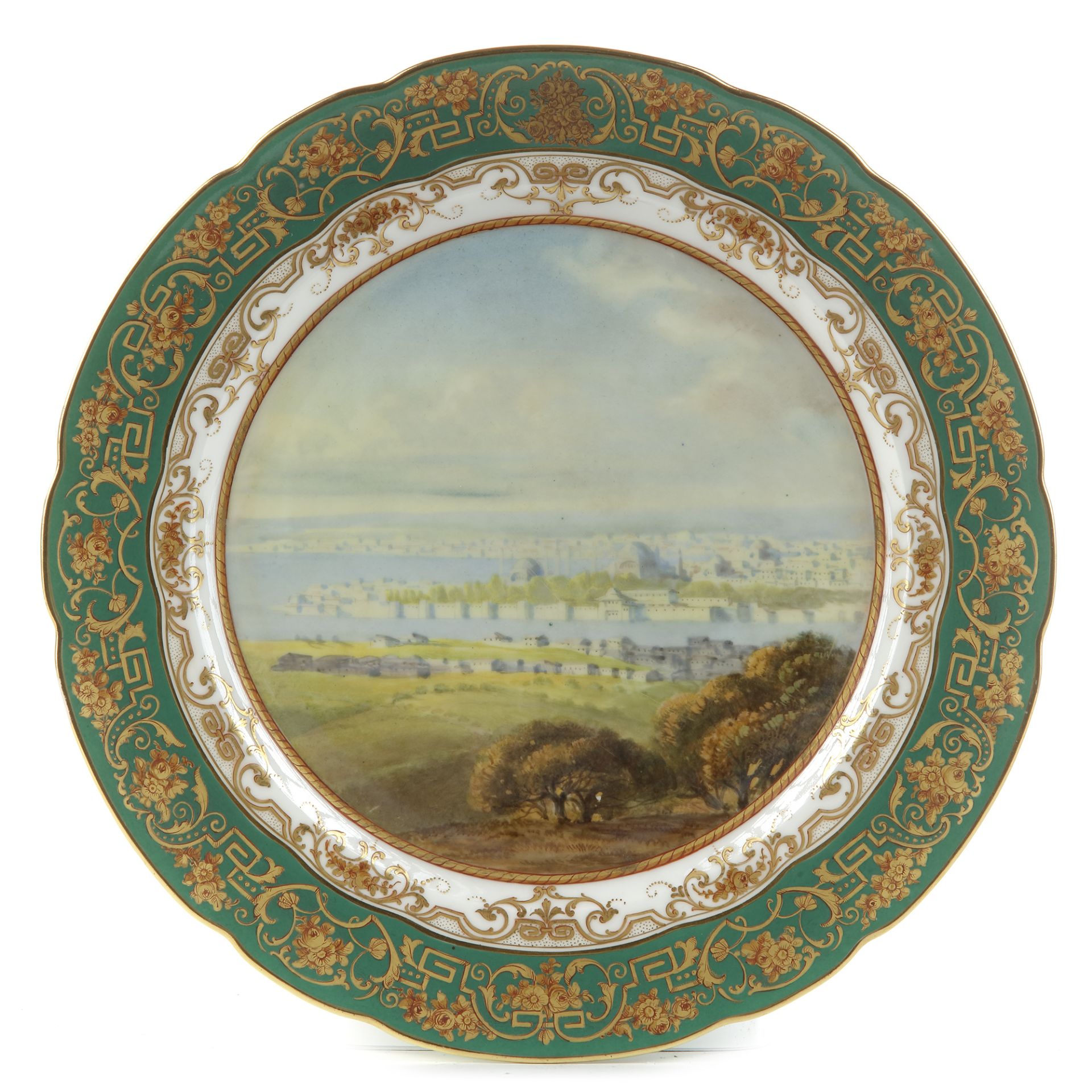 AN EXTRAORDINARY SET OF 40 PARIS PORCELAIN PLATES, PARIS, CIRCA 1850 - Bild 40 aus 81