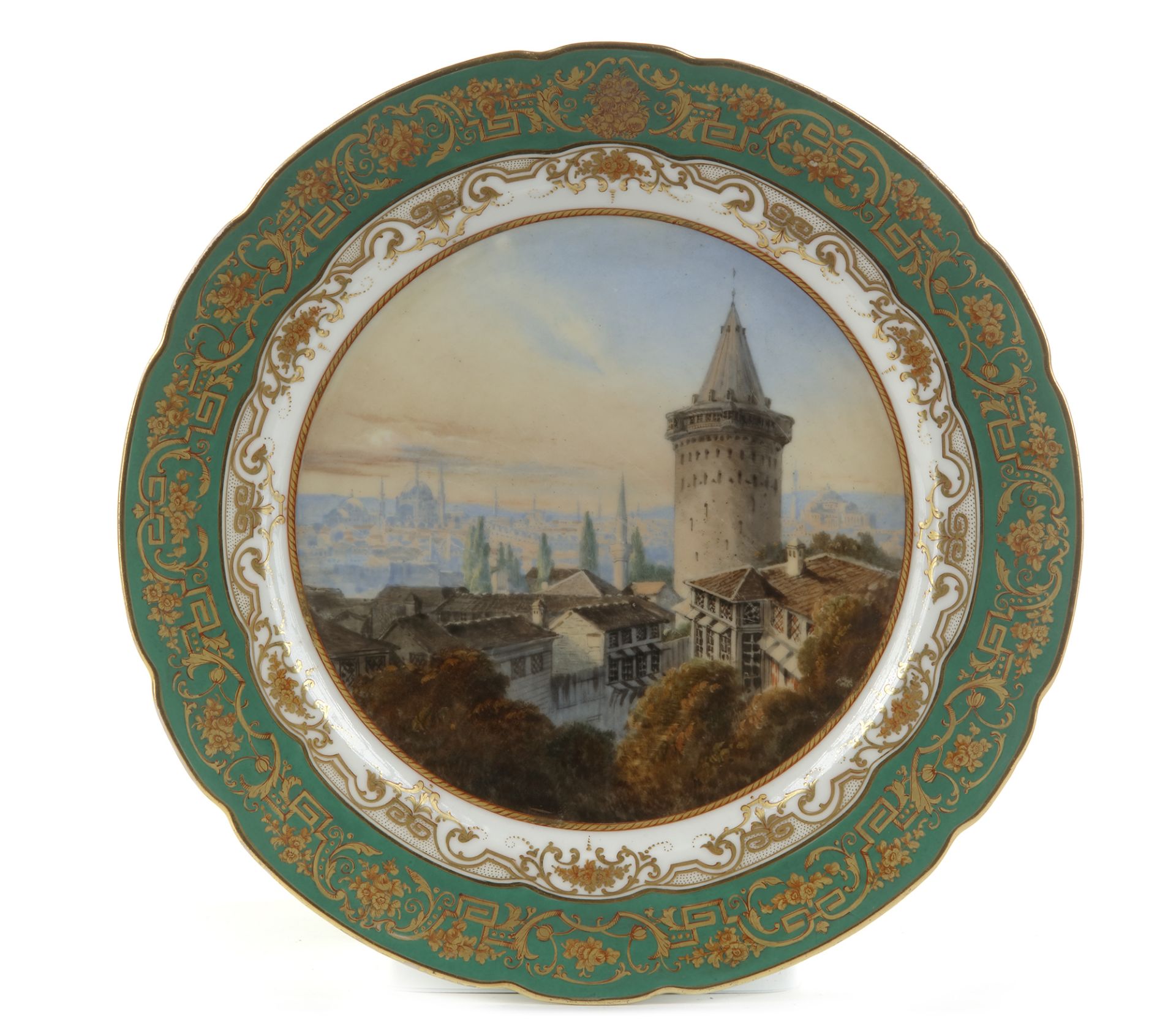 AN EXTRAORDINARY SET OF 40 PARIS PORCELAIN PLATES, PARIS, CIRCA 1850 - Bild 18 aus 81