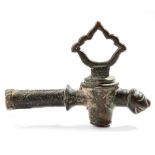 A CAST BRONZE WATER SPOUT, SPAIN, 11TH CENTURY