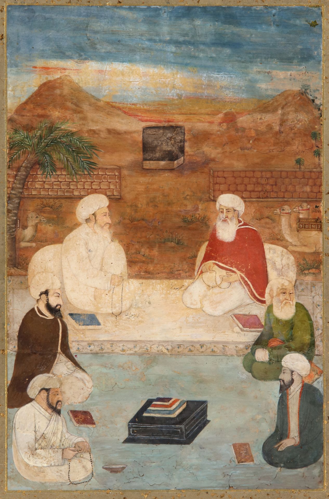 A MINIATURE DEPICTING CHISTI MU IN AL-DIN HASSAN SIJZI, INDIA, MUGHAL, 17TH CENTURY