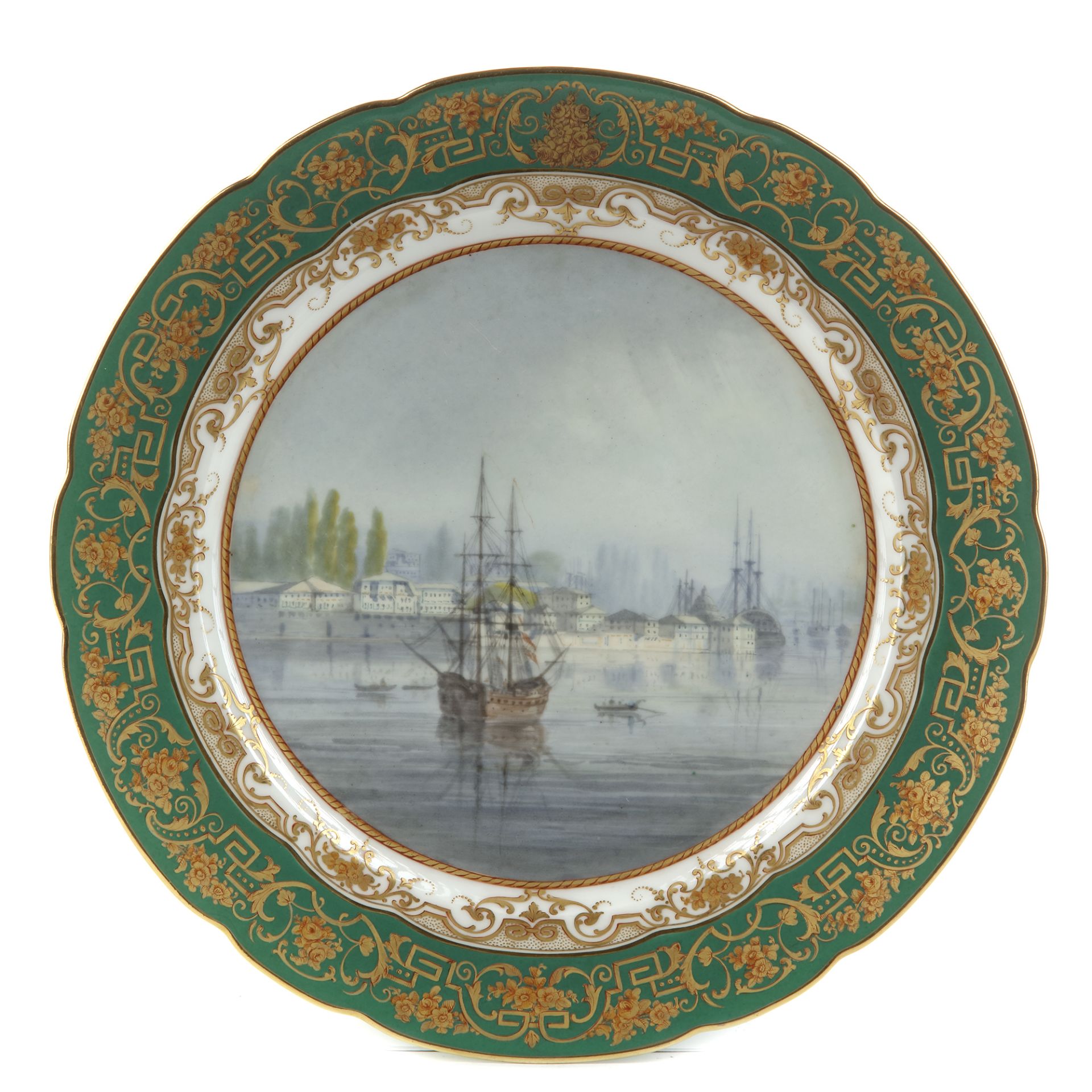 AN EXTRAORDINARY SET OF 40 PARIS PORCELAIN PLATES, PARIS, CIRCA 1850 - Bild 30 aus 81