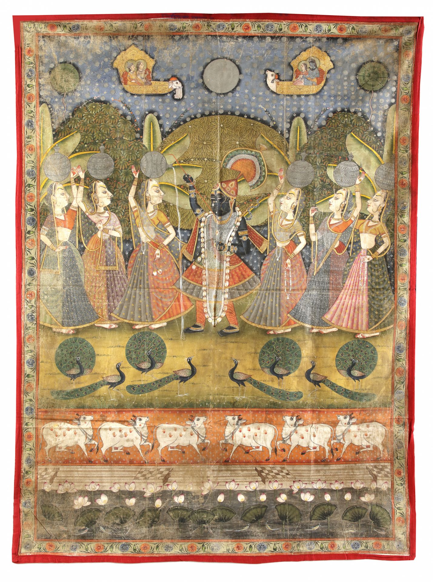 SHARAD PURNIMA/ DAAN LEELA, PICCHAVAI, A COSMIC, NATHDWARA SCHOOL, LATE 19TH CENTURY