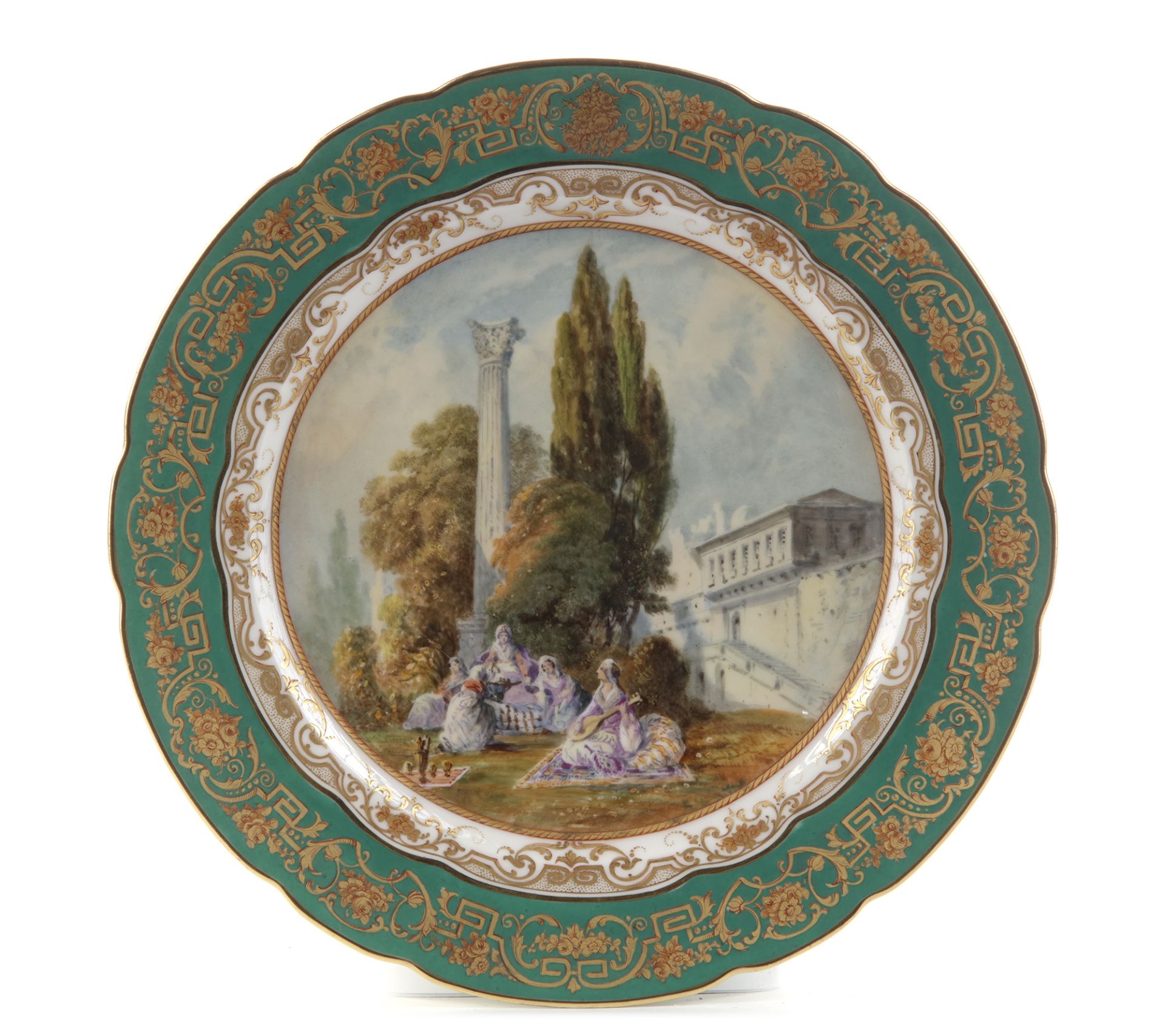 AN EXTRAORDINARY SET OF 40 PARIS PORCELAIN PLATES, PARIS, CIRCA 1850 - Bild 5 aus 81