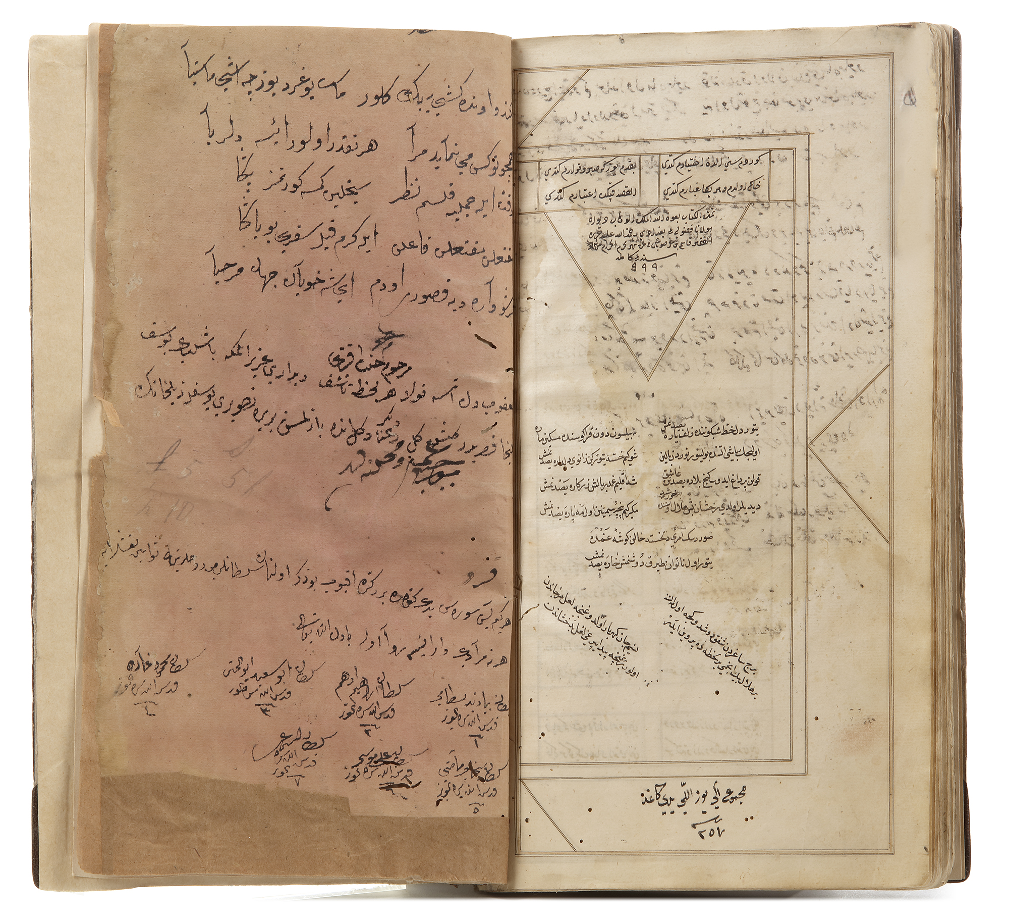 AN OTTOMAN TURKISH POETRY COLLECTION BY FAZULI BAGHDADI, 999 AH/1591 AD, COPIED AND DATED BY QASIM S - Image 2 of 3