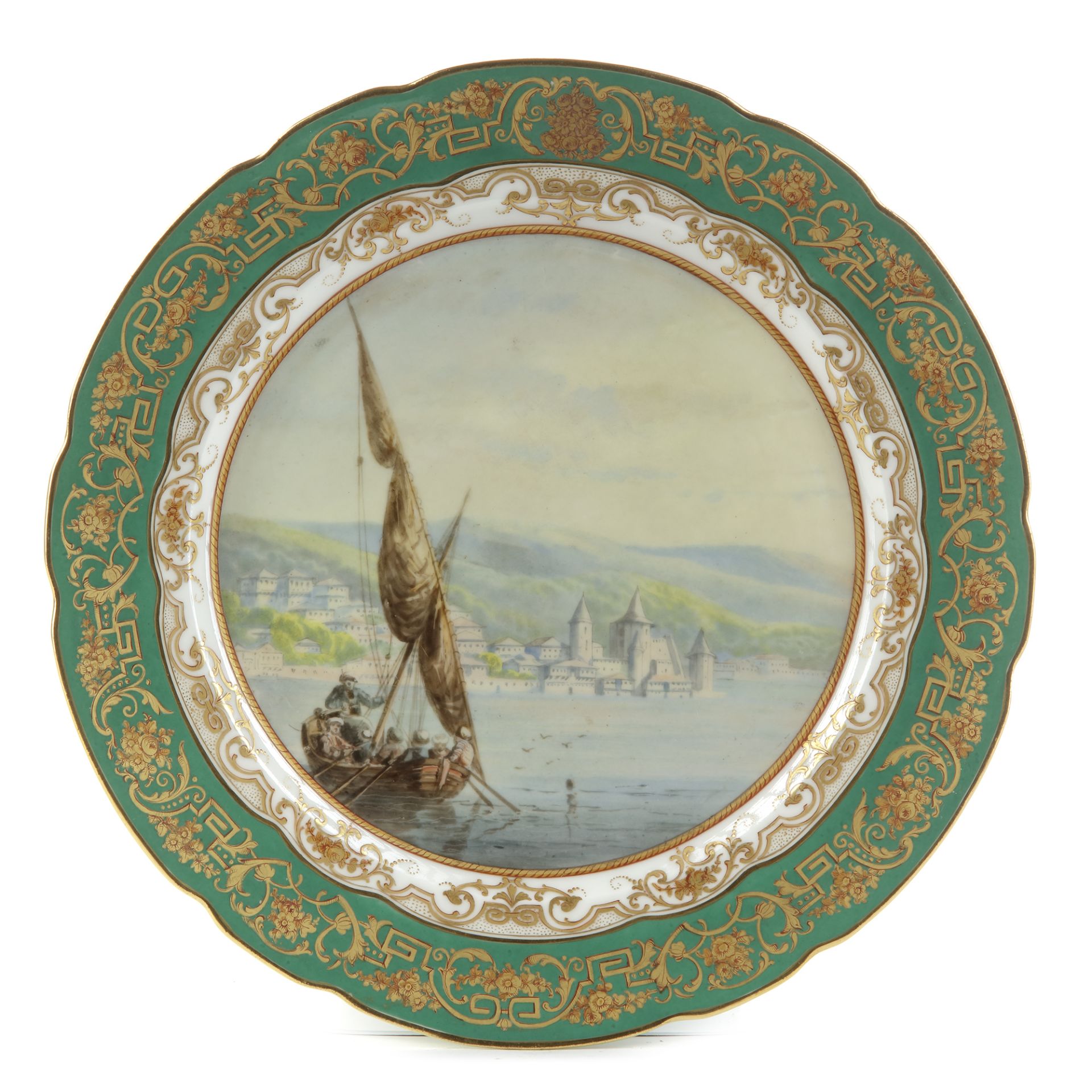 AN EXTRAORDINARY SET OF 40 PARIS PORCELAIN PLATES, PARIS, CIRCA 1850 - Bild 46 aus 81