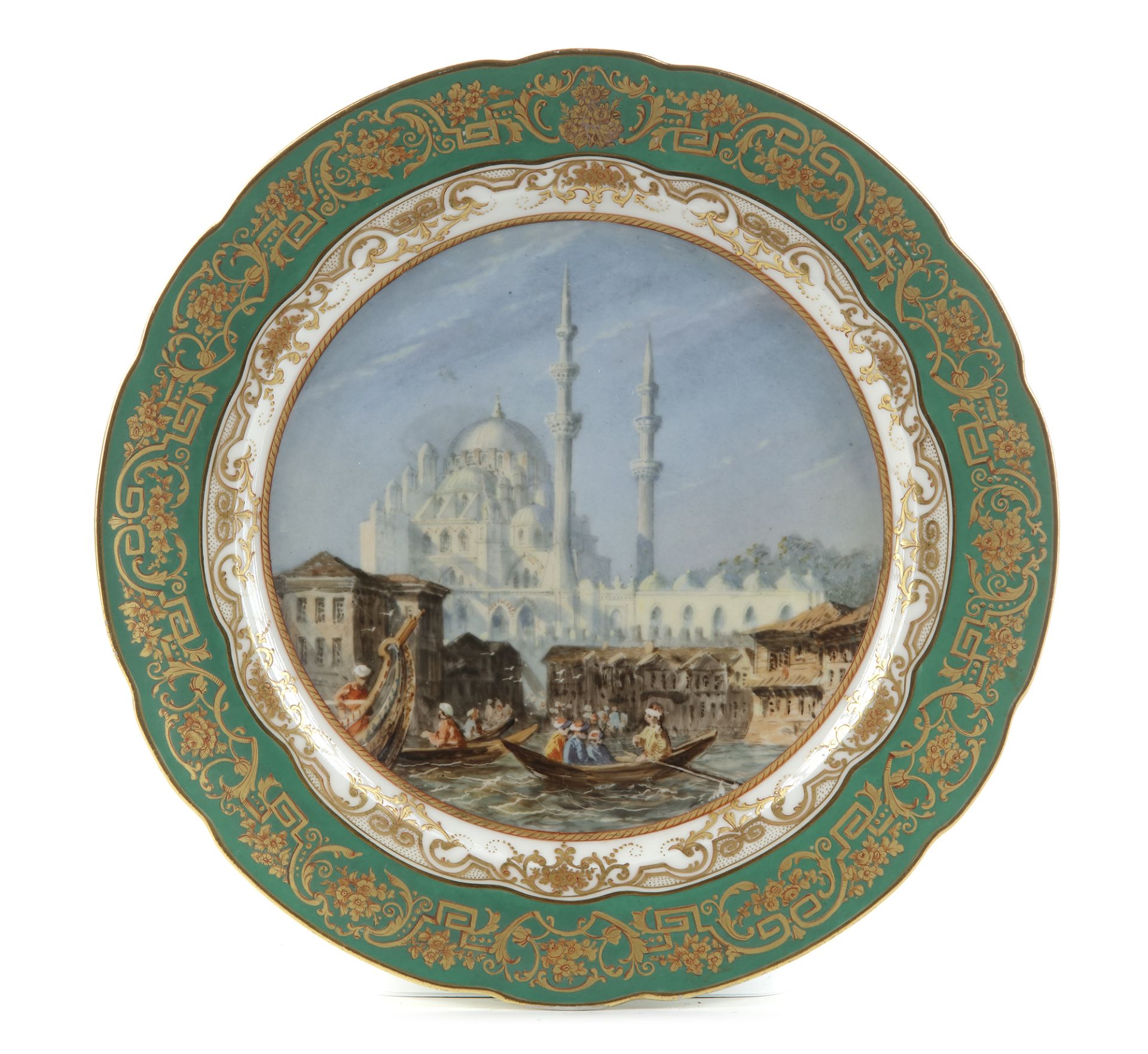 AN EXTRAORDINARY SET OF 40 PARIS PORCELAIN PLATES, PARIS, CIRCA 1850 - Bild 15 aus 81