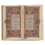 AN ILLUMINATED COLLECTION OF PRAYERS, INCLUDING DALA’IL AL-KHAYRAT, KASHMIR,19TH CENTURY