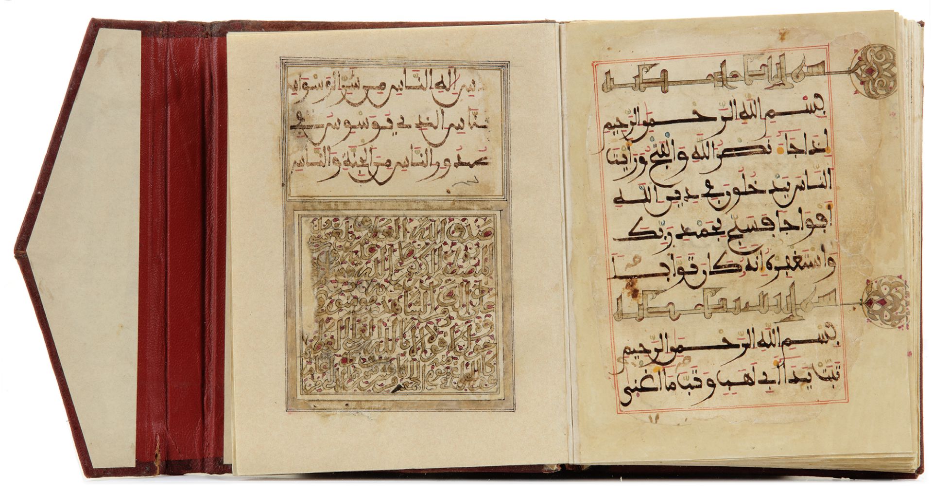 TWO MAGHRIBI QURAN SECTIONS, NORTH AFRICA OR ANDALUSIA, DATED 802 AH/1400 AD - Bild 6 aus 7