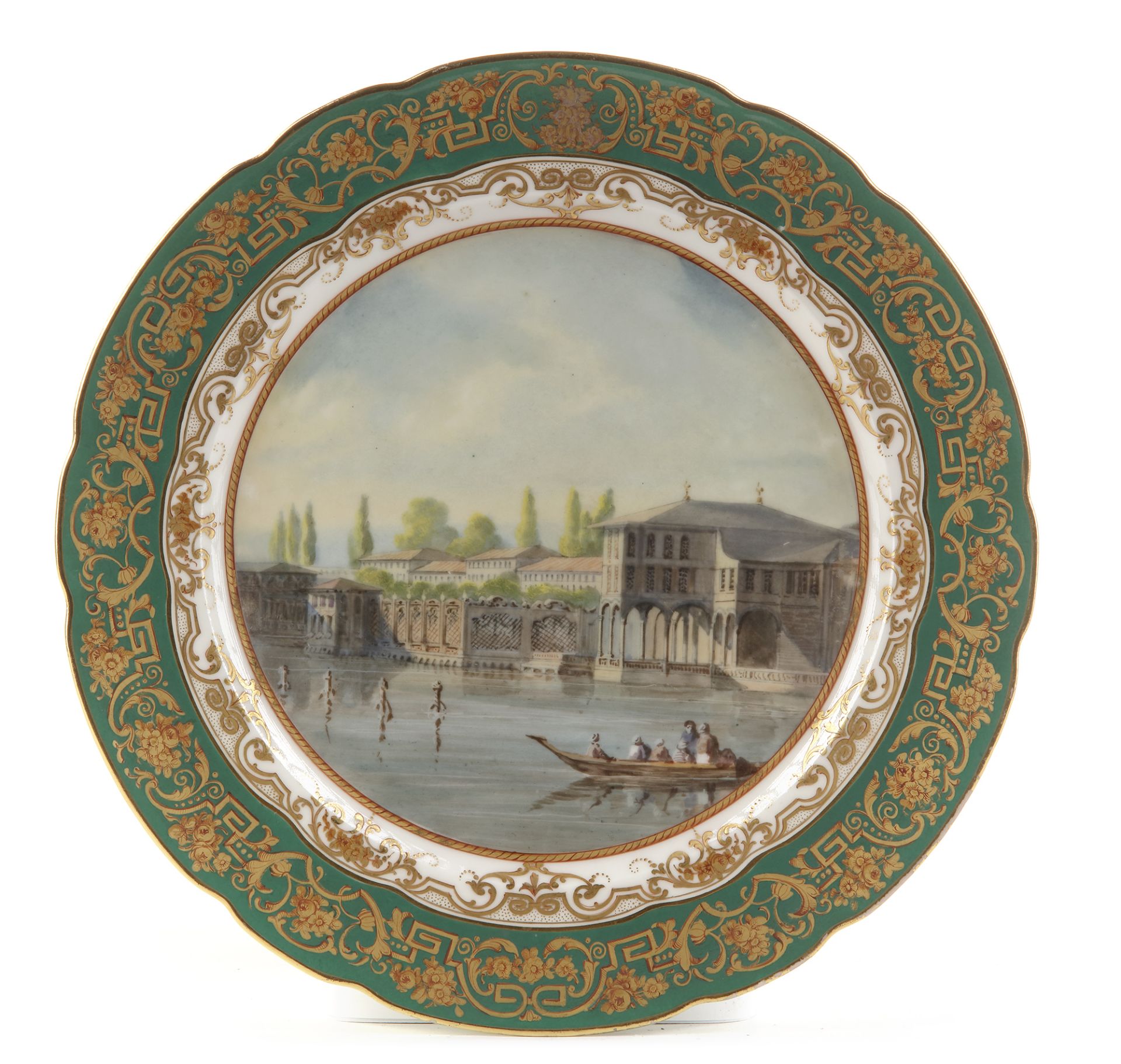 AN EXTRAORDINARY SET OF 40 PARIS PORCELAIN PLATES, PARIS, CIRCA 1850 - Bild 21 aus 81