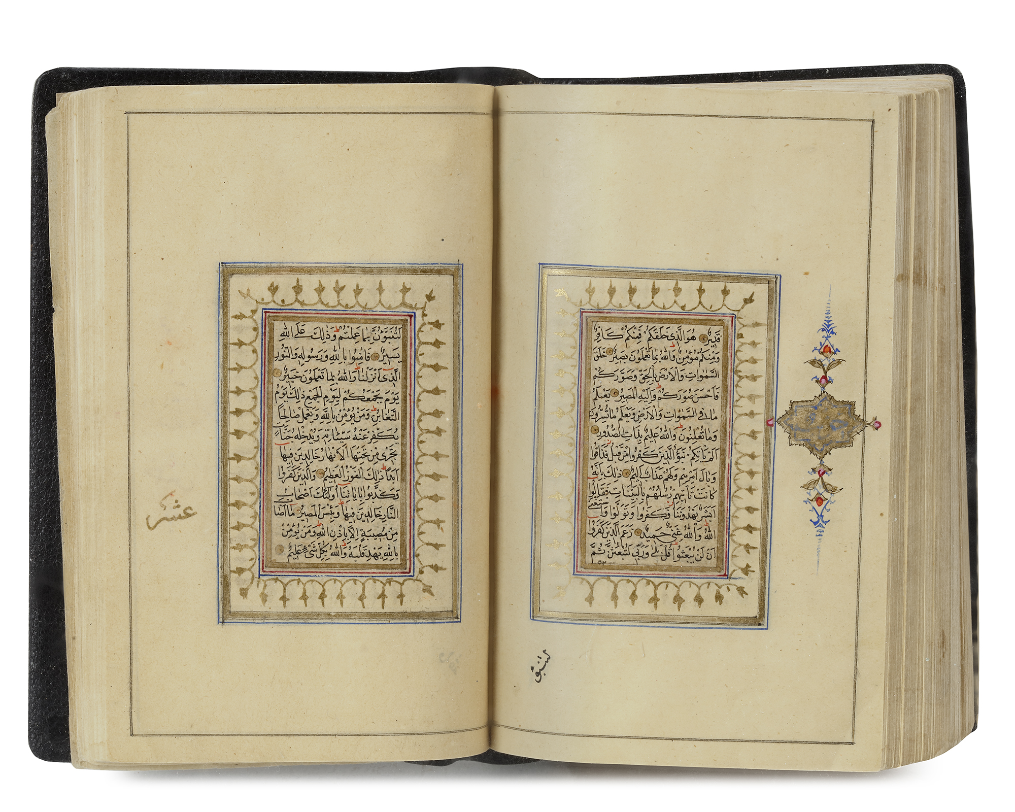 A QURAN SIGNED ‘ABD AL-RASHID, INDIA, MUGHAL, DATED 1080 AH/1670-71 AD - Image 10 of 13