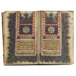 AN ILLUMINATED COLLECTION OF PRAYERS, INCLUDING DALA’IL AL-KHAYRAT, KASHMIR, DATED 1301 AH/1884 AD