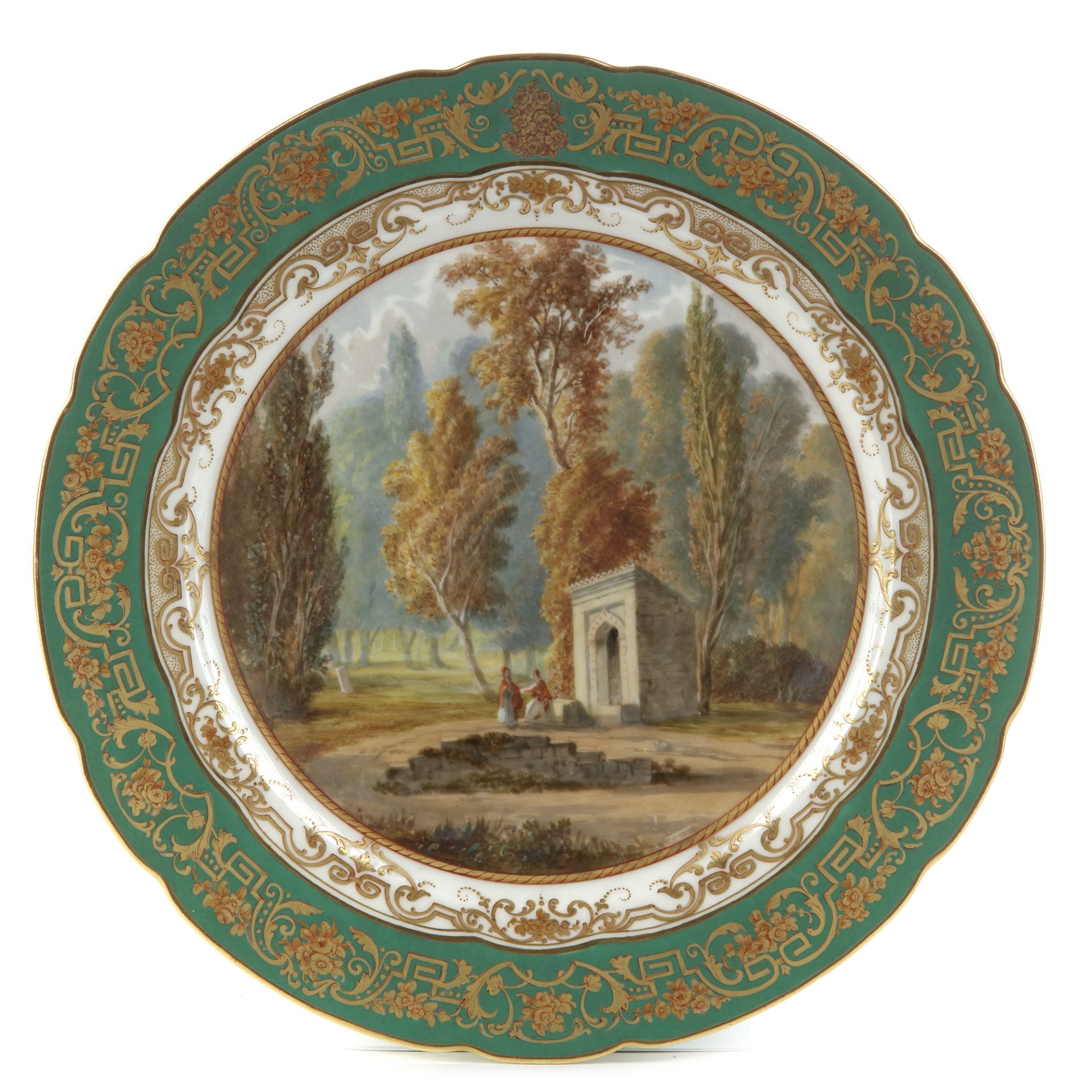 AN EXTRAORDINARY SET OF 40 PARIS PORCELAIN PLATES, PARIS, CIRCA 1850 - Bild 41 aus 81