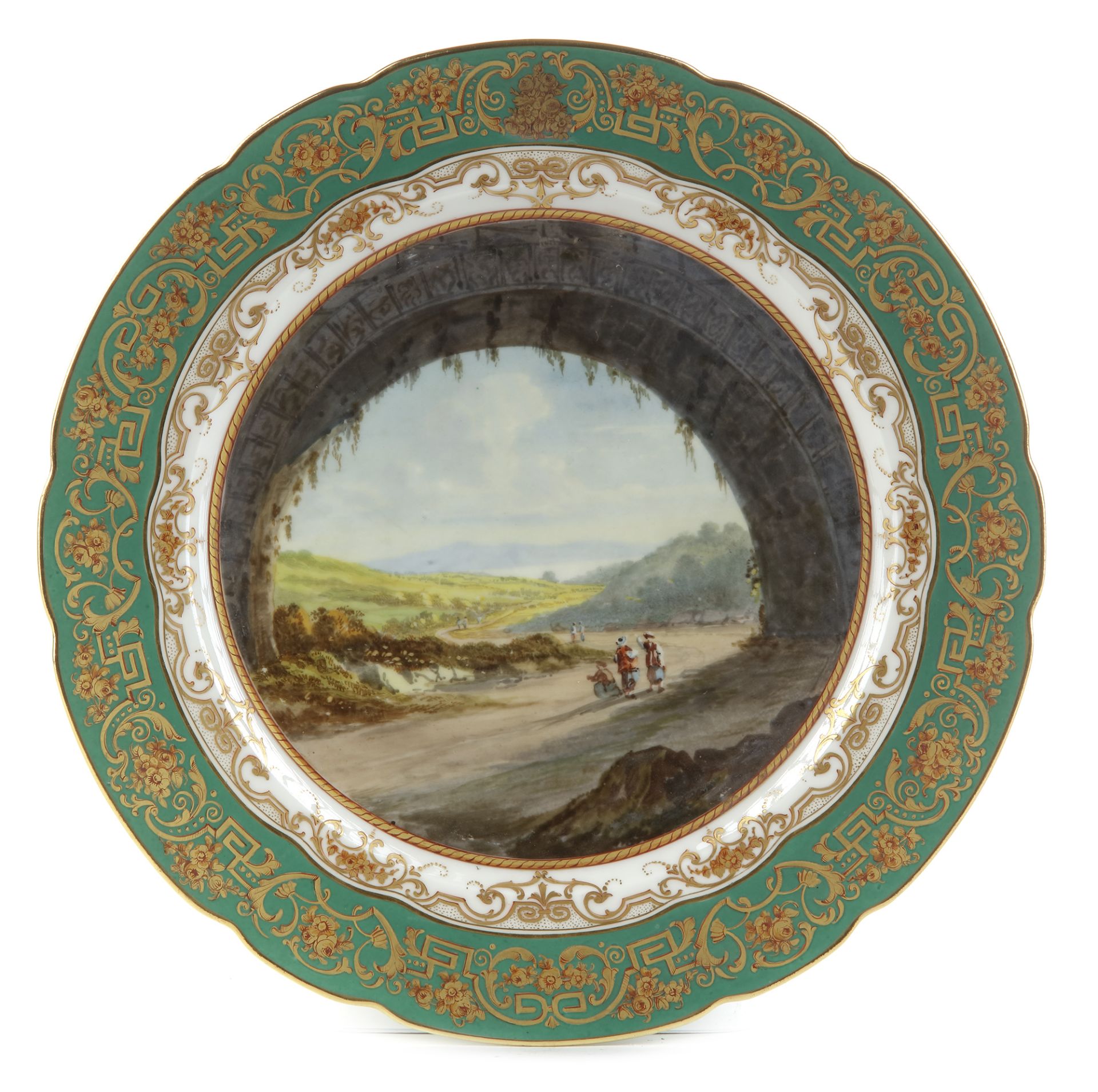 AN EXTRAORDINARY SET OF 40 PARIS PORCELAIN PLATES, PARIS, CIRCA 1850 - Bild 10 aus 81