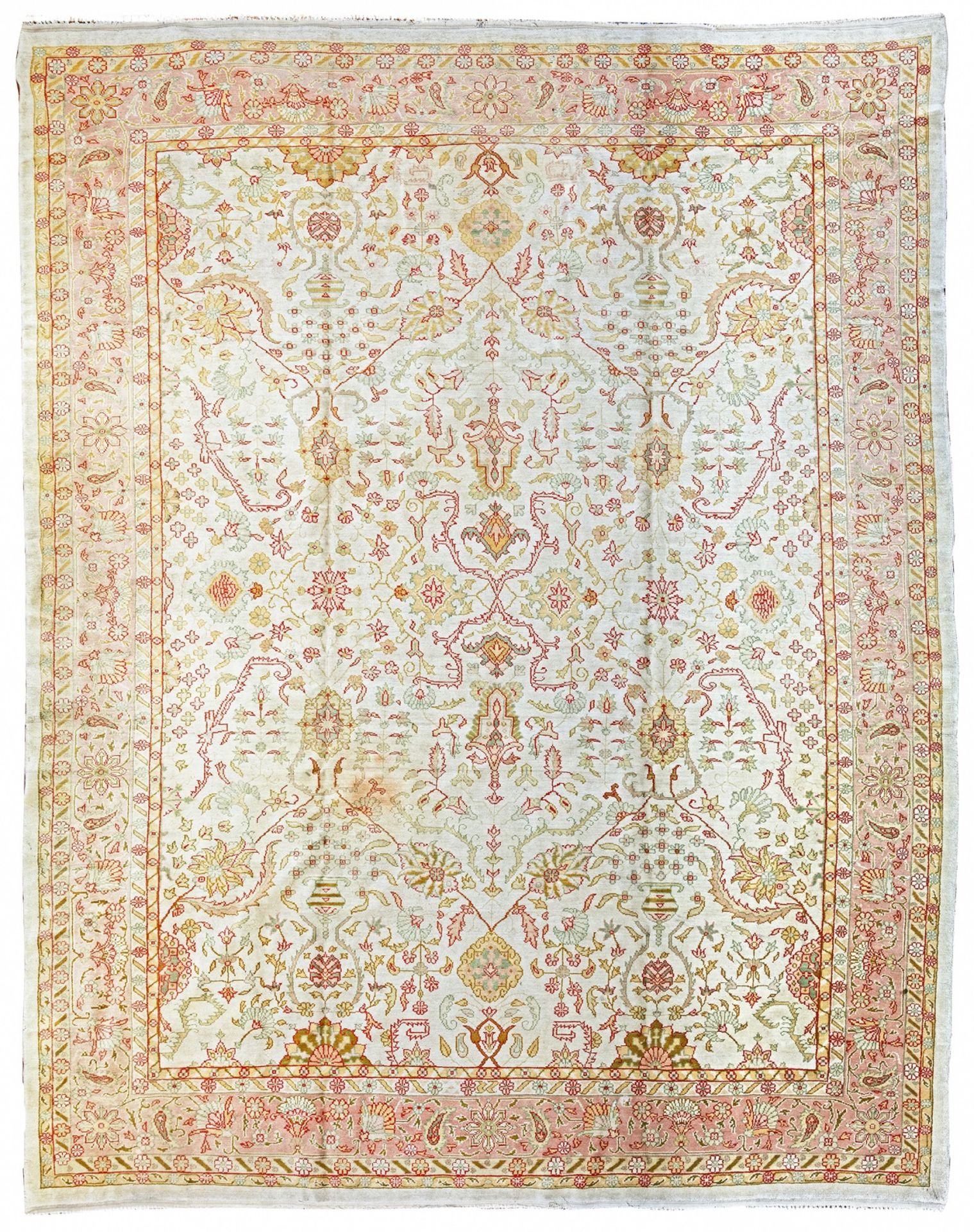 AN OUSHAK CARPET, 19TH CENTURY