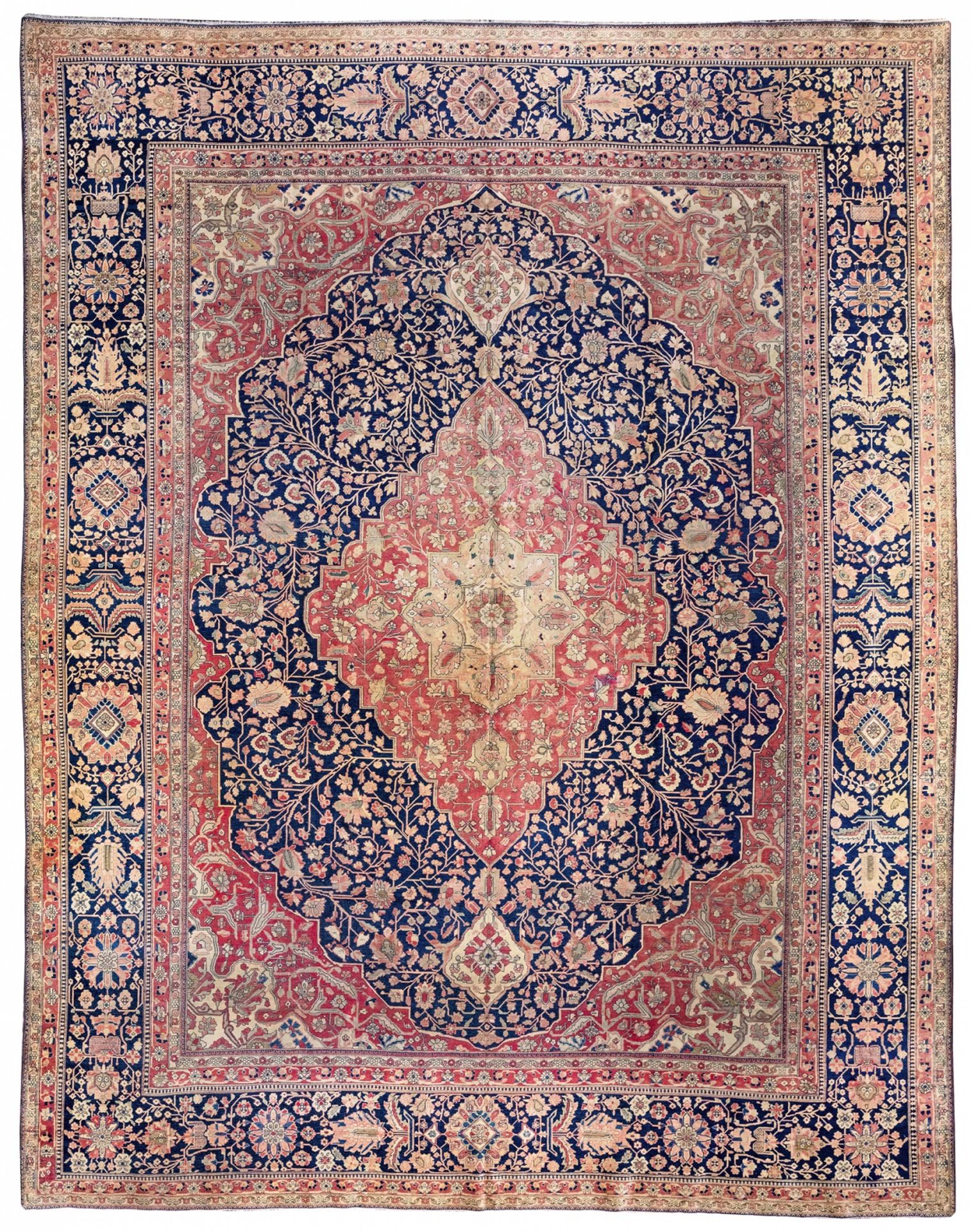 A KASHAN 'MOHTASHAM' RUG, CENTRAL PERSIA, CIRCA 1880