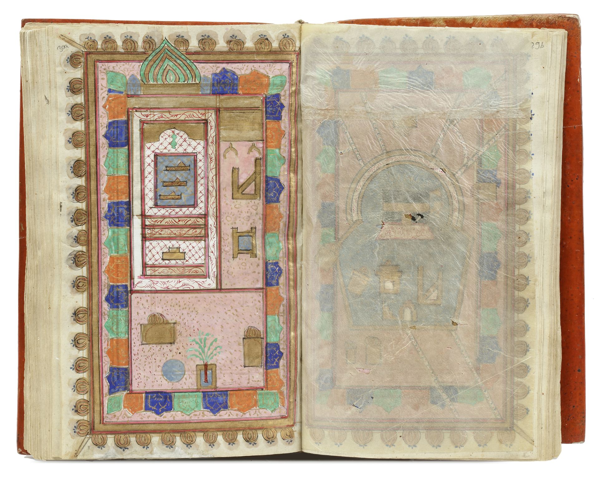 AL-JAZULI, DALA'IL AL-KHAYRAT WA SHAWARIQ AL-ANWAR, INCLUDING OTHER PRAYERS, WITH TWO DIAGRAMS OF TH - Bild 2 aus 10