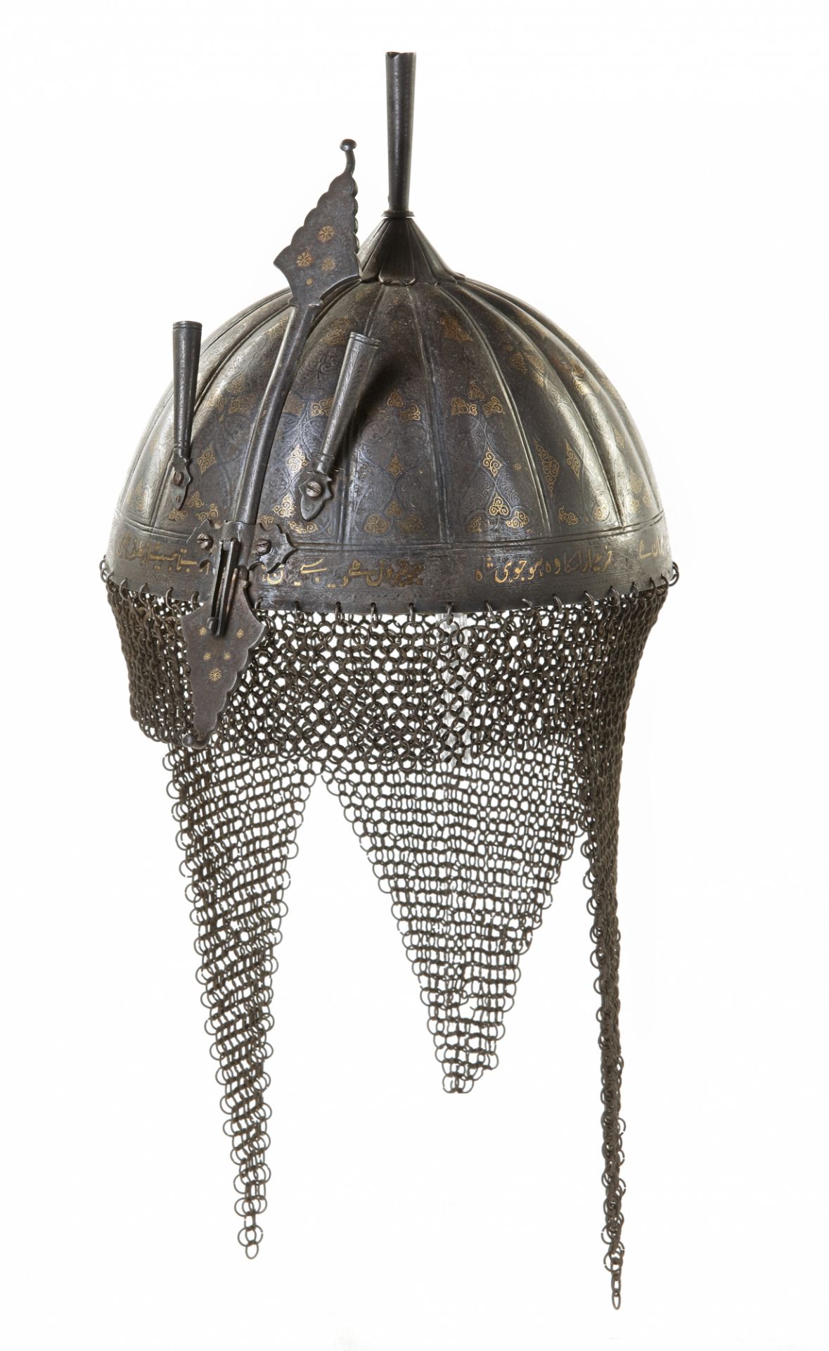 A PERSIAN QAJAR HELMET, EARLY 19TH CENTURY - Bild 3 aus 10