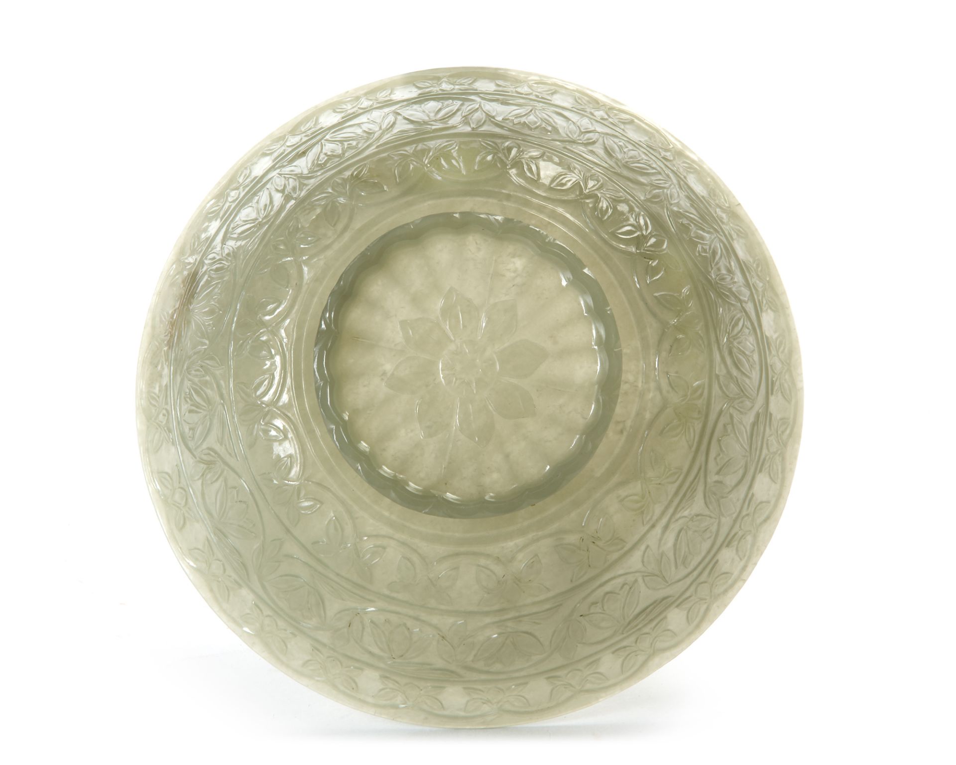 A CELADON JADE MUGHAL-STYLE BOWL, 17TH CENTURY - Image 7 of 10