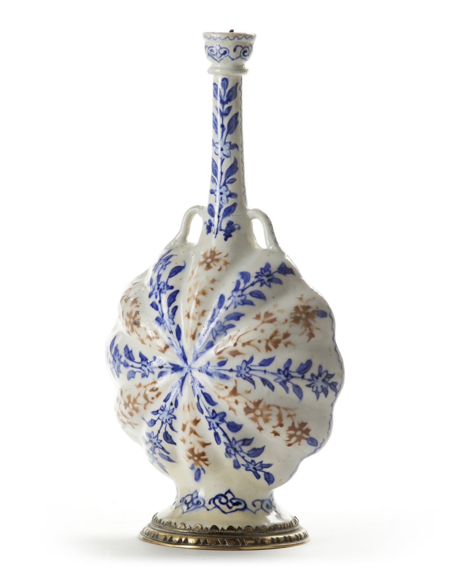 A SAVAFID POTTERY BOTTLE, PERSIA, KIRMAN, 17TH CENTURY - Image 6 of 8