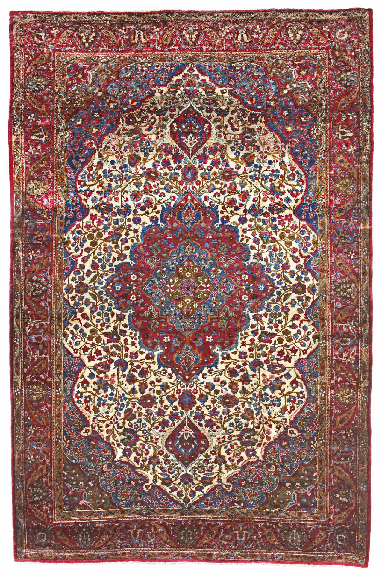 A KASHAN 'MOHTASHAM' RUG, PERSIA, QAJAR PERIOD - Bild 2 aus 2