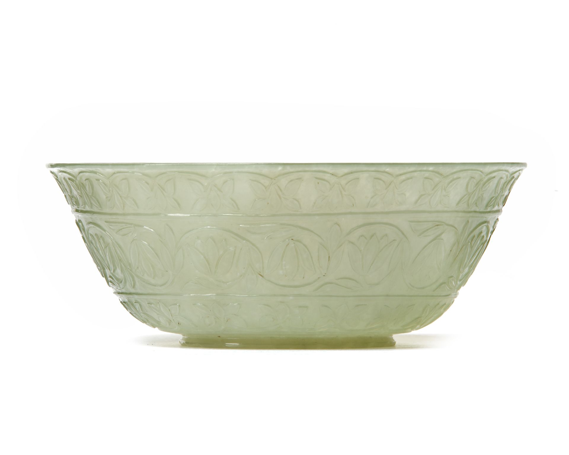 A CELADON JADE MUGHAL-STYLE BOWL, 17TH CENTURY - Image 4 of 10