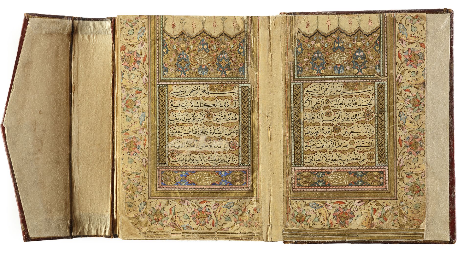 AN OTTOMAN QURAN SIGNED DARWISH IBRAHIM TAHIR BIN MUSTAFA, STUDENT OF MAWLANA MUHAMMAD RASIM, OTTOMA - Image 3 of 9