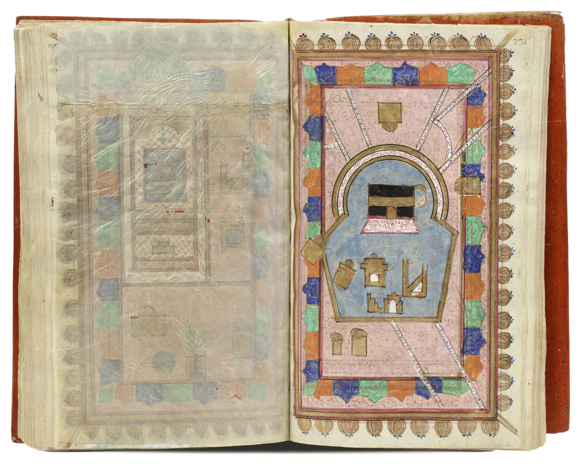 AL-JAZULI, DALA'IL AL-KHAYRAT WA SHAWARIQ AL-ANWAR, INCLUDING OTHER PRAYERS, WITH TWO DIAGRAMS OF TH - Bild 5 aus 10